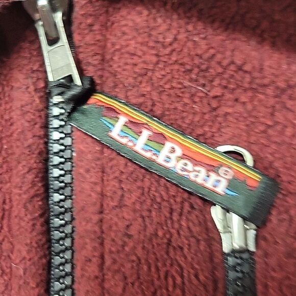 L.L. BEAN MENS FLEECE VEST SIZE LARGE - Picture 3 of 5